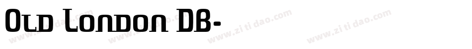Old London DB字体转换